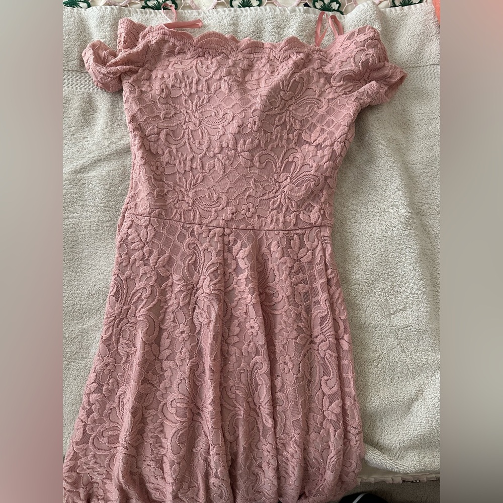 Pink flowy dress from Macys